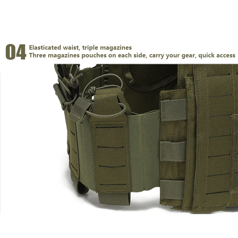 Gilet Tactique Multifonctionnel Résistant à l'Usure, Vêtements d'Entraînement en Plein Air, Équipement de Protection