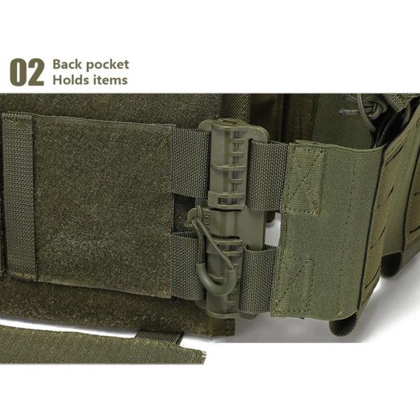 Gilet Tactique Multifonctionnel Résistant à l'Usure, Vêtements d'Entraînement en Plein Air, Équipement de Protection – Image 6