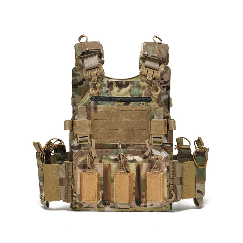 Gilet Tactique Multifonctionnel Résistant à l'Usure, Vêtements d'Entraînement en Plein Air, Équipement de Protection