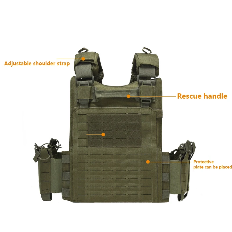 Gilet Tactique Multifonctionnel Résistant à l'Usure, Vêtements d'Entraînement en Plein Air, Équipement de Protection