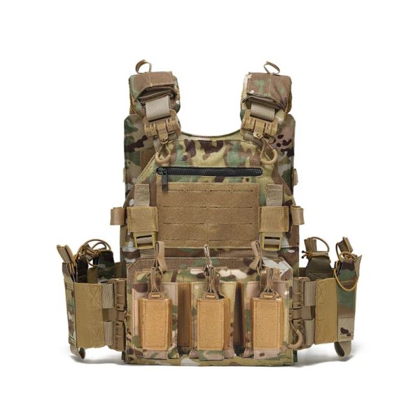 Gilet Tactique Multifonctionnel Résistant à l'Usure, Vêtements d'Entraînement en Plein Air, Équipement de Protection – Image 2
