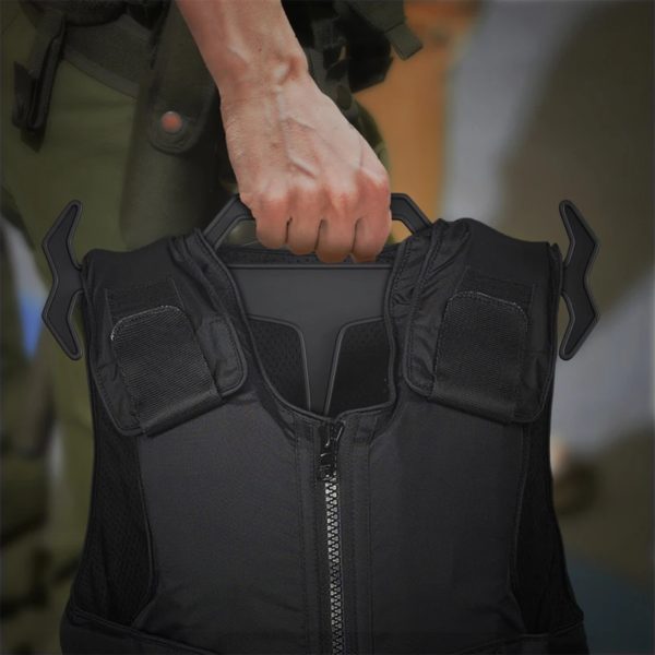 Cintre multifonctionnel pour affichage de gilet tactique, ventilateur militaire, entraînement en plein air, cintre en plastique épais non ald, 1 pièce – Image 3