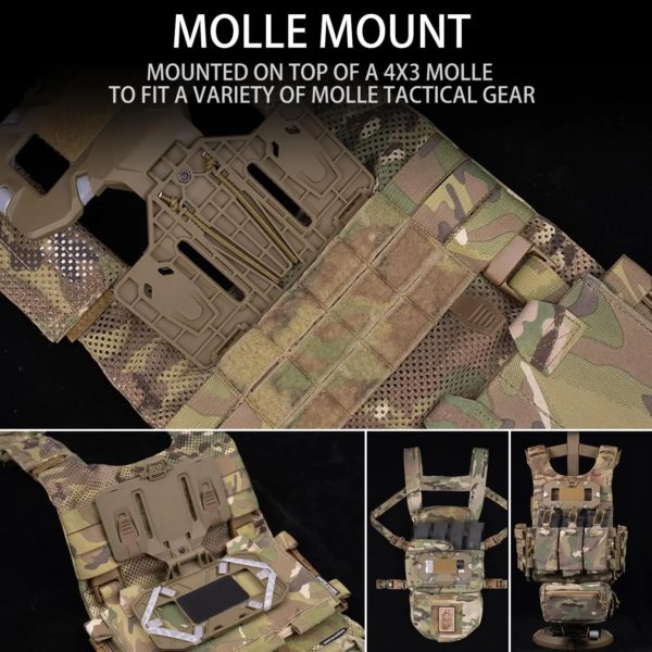 Dulmolle-Étui de carte de navigation pliable, GlaBag CS Airsoft, panneau d'administration, support pour téléphone portable, taille d'écran 4.7-6,7" – Image 5