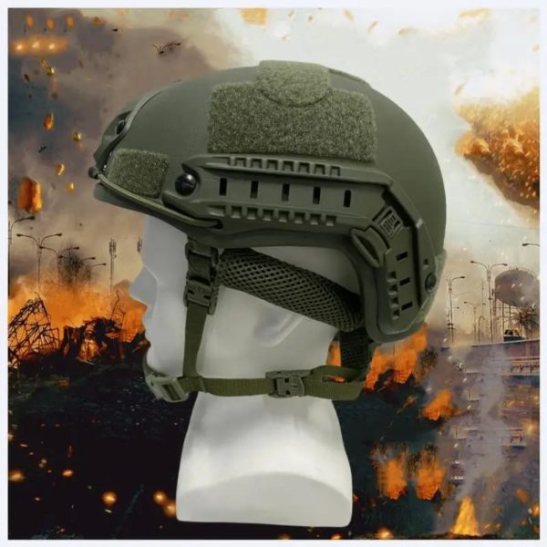 DulHelmet-Casque balistique Kevla Aménagement High Cut, coussretours de suspension de haute qualité, NIJ Prospects IA FAST Wendy's – Image 6