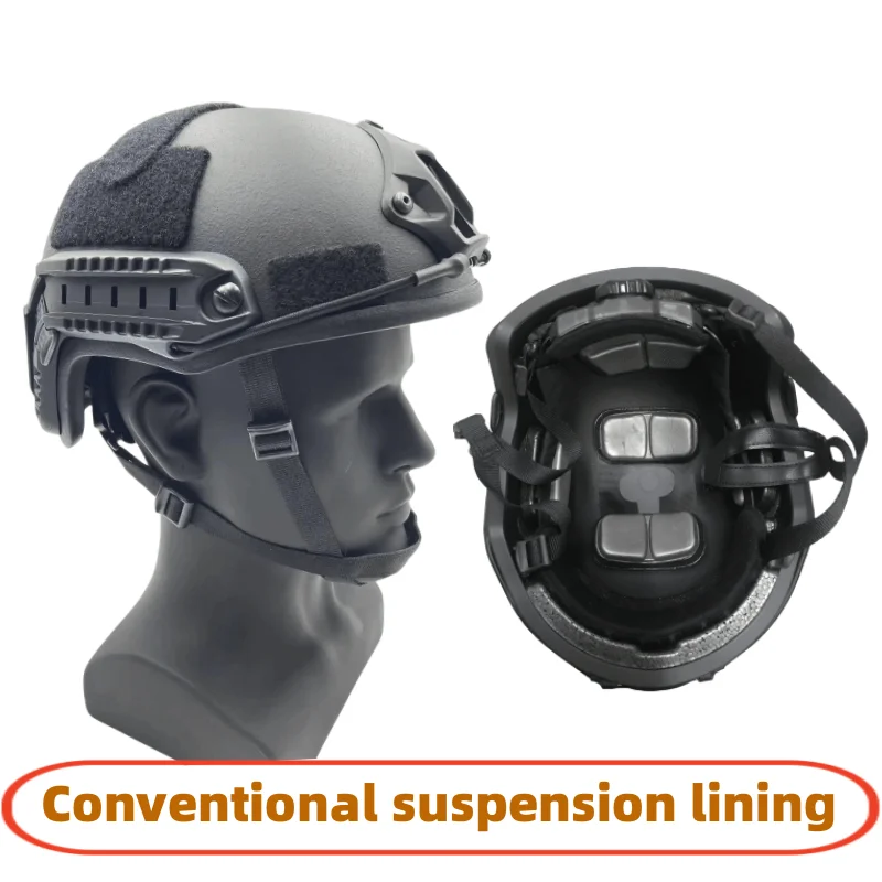 DulHelmet-Casque balistique Kevla Aménagement High Cut, coussretours de suspension de haute qualité, NIJ Prospects IA FAST Wendy's