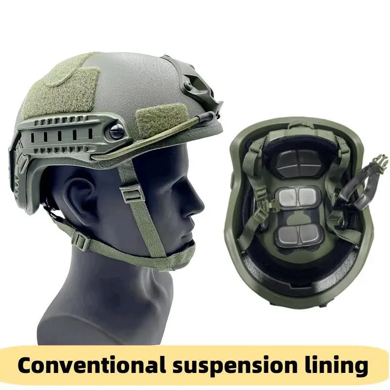 DulHelmet-Casque balistique Kevla Aménagement High Cut, coussretours de suspension de haute qualité, NIJ Prospects IA FAST Wendy's