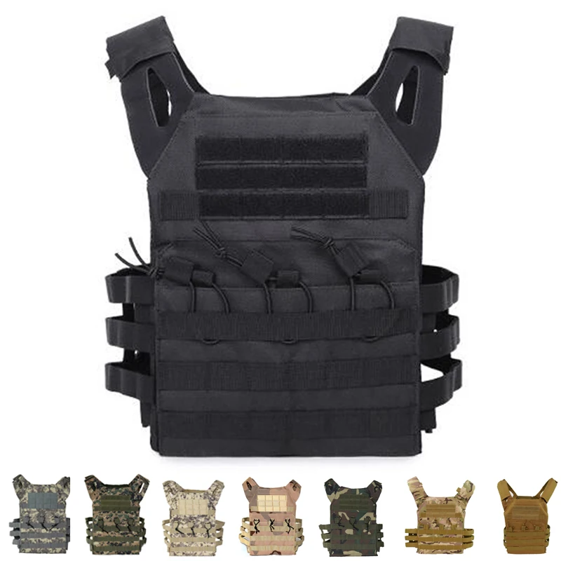 Gilet de chasse tactique Body Armor JPC Molle Plate Carrier Vest Multifunctional Outdoor Molle Training Vest Game Jungle Equipment