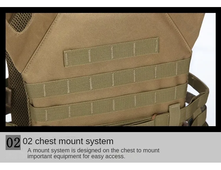 JPC-Plaque Molle Militaire Légère, Équipement de Sécurité pour la Jungle, Jeu CS en Plein Air, Verhéritage de html, Electrolux, DulglaWaterproof