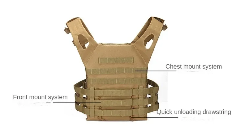 JPC-Plaque Molle Militaire Légère, Équipement de Sécurité pour la Jungle, Jeu CS en Plein Air, Verhéritage de html, Electrolux, DulglaWaterproof