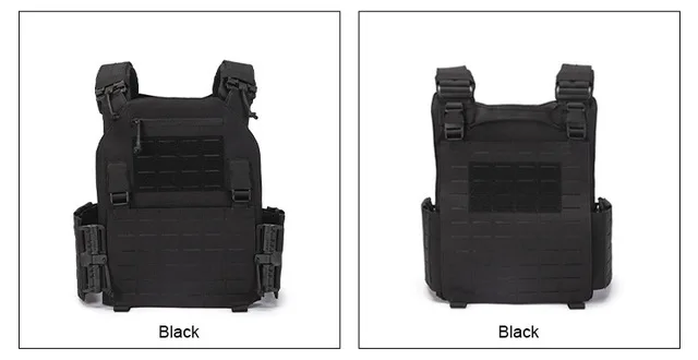 Pure black vest