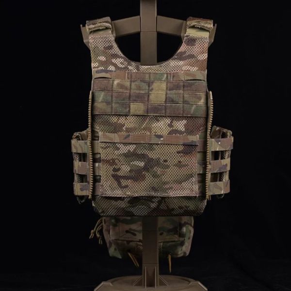 Dulotb-Sac de plaque arrière pour chasse Airsoft, dégagement rapide, Cummerbund avec triple poudres Mag 5.56, LV119 – Image 2