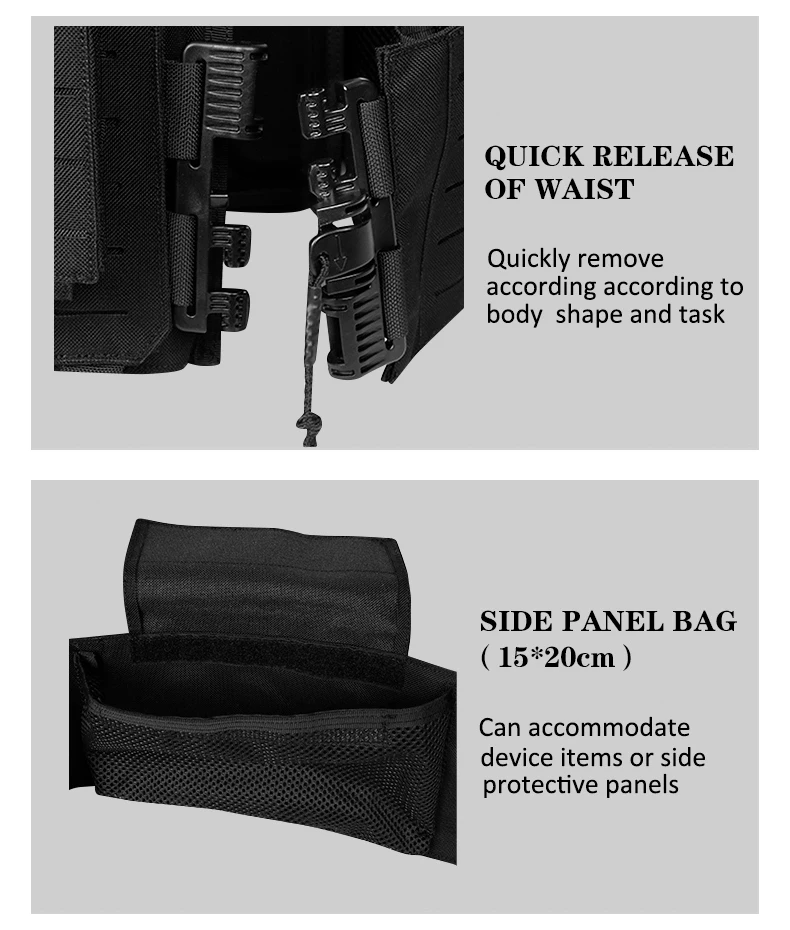Plaque Verte de Rangement pour Keeptakle Electrolux, Accessoire de Sécurité à Dégagement Rapide, Molle, Bandolier Découpé au Laser