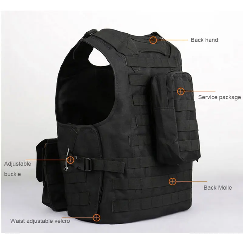 CamSolomon-Gilet de Sécurité pour la html, Vêtement d'Extérieur, Airsoft, Assaut, Molle