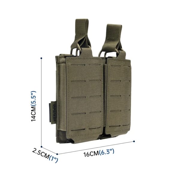 DulMagazine-Poudres doubles et triples pour fusil de chasse, accessoires pour airsoft AK 7.62/5.56mm, 500D – Image 3