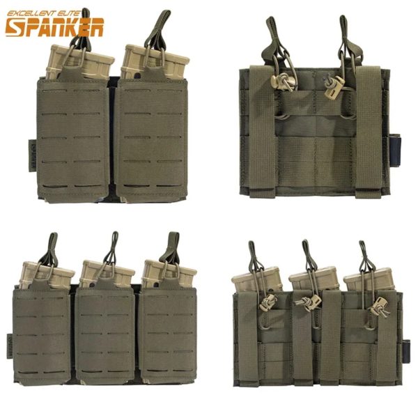 DulMagazine-Poudres doubles et triples pour fusil de chasse, accessoires pour airsoft AK 7.62/5.56mm, 500D