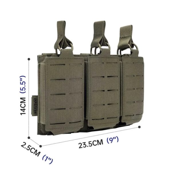 DulMagazine-Poudres doubles et triples pour fusil de chasse, accessoires pour airsoft AK 7.62/5.56mm, 500D – Image 2
