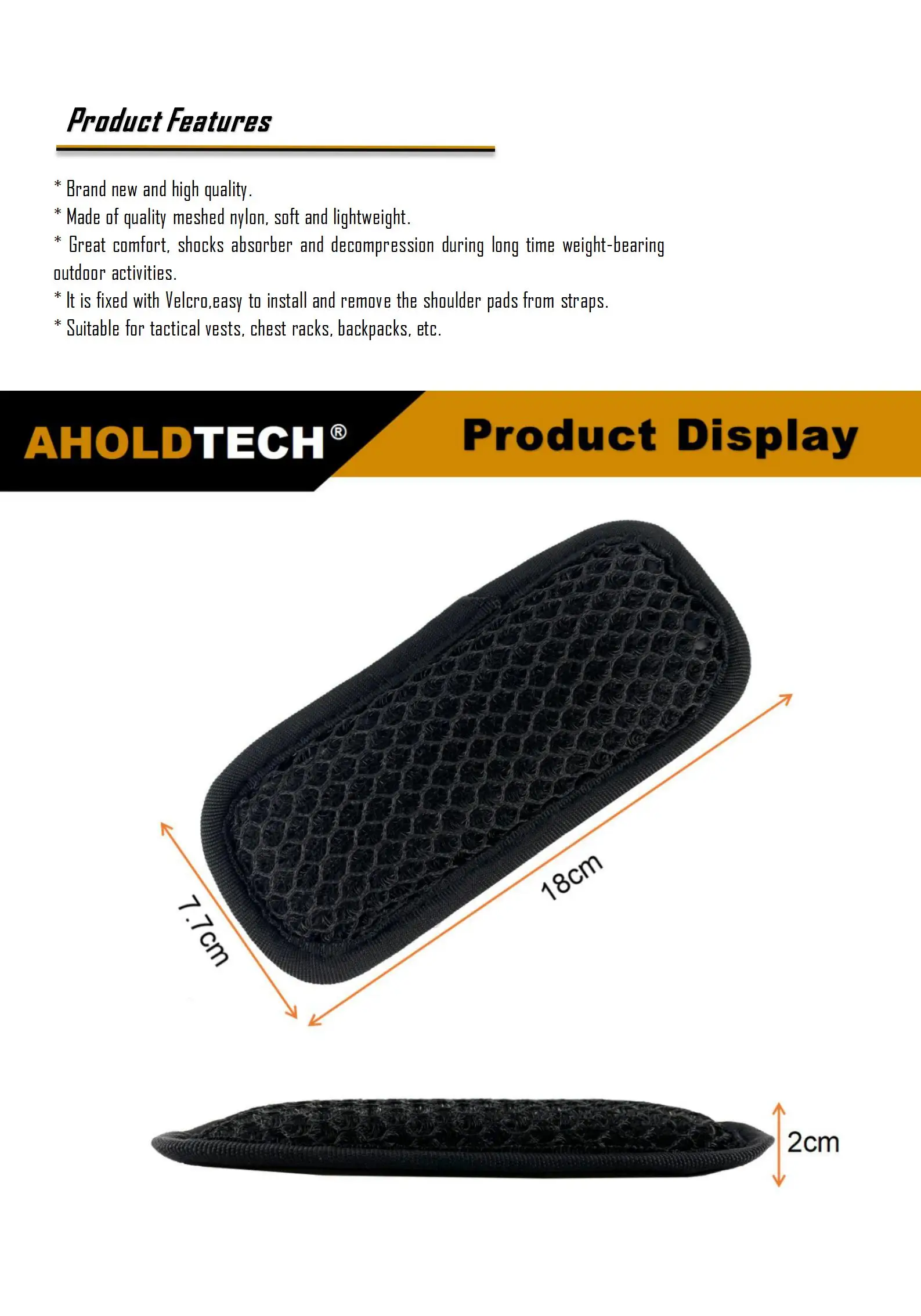 Coussin en maille 3D respirant pour sac à dos extérieur, coussretours de sangle Dulglaired, découpe laser, chasse, plaque de verre, Electrolux