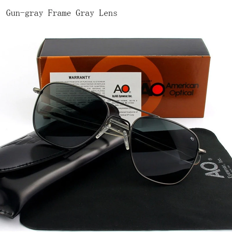 Lunettes de soleil polarisées pour hommes, de qualité supérieure, pour pilote militaire de l'armée américaine, marque de styliste, pour conduire, OP55 OP57