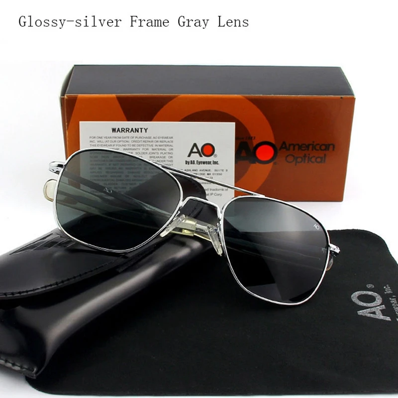 Lunettes de soleil polarisées pour hommes, de qualité supérieure, pour pilote militaire de l'armée américaine, marque de styliste, pour conduire, OP55 OP57