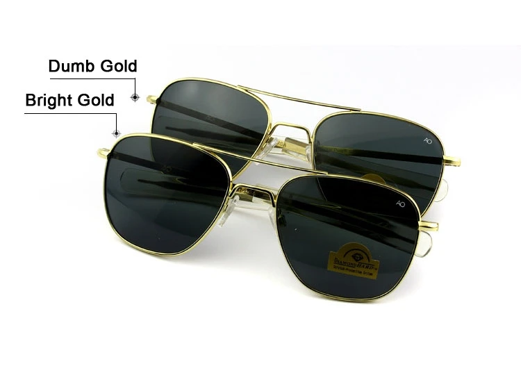 Lunettes de soleil polarisées pour hommes, de qualité supérieure, pour pilote militaire de l'armée américaine, marque de styliste, pour conduire, OP55 OP57