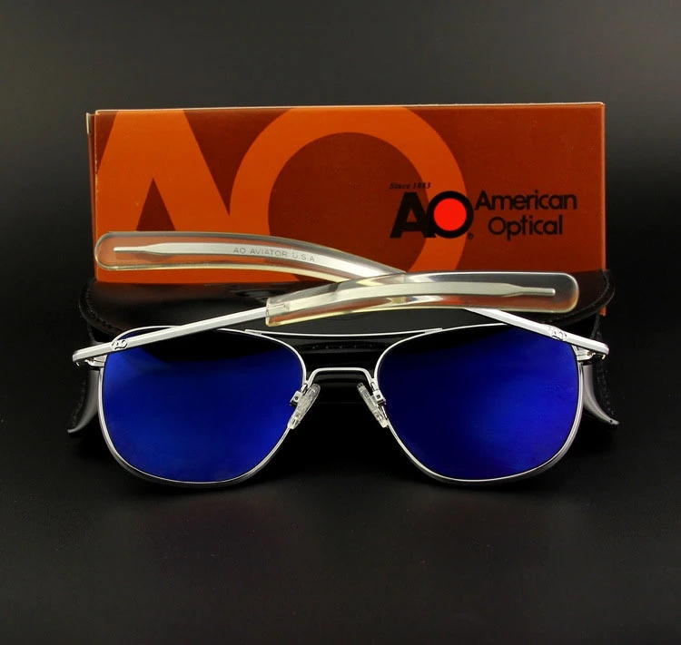 Lunettes de soleil polarisées pour hommes, de qualité supérieure, pour pilote militaire de l'armée américaine, marque de styliste, pour conduire, OP55 OP57