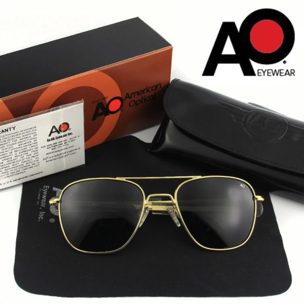 Lunettes de soleil polarisées pour hommes, de qualité supérieure, pour pilote militaire de l'armée américaine, marque de styliste, pour conduire, OP55 OP57
