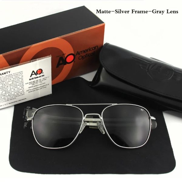 Lunettes de soleil polarisées pour hommes, de qualité supérieure, pour pilote militaire de l'armée américaine, marque de styliste, pour conduire, OP55 OP57 – Image 5