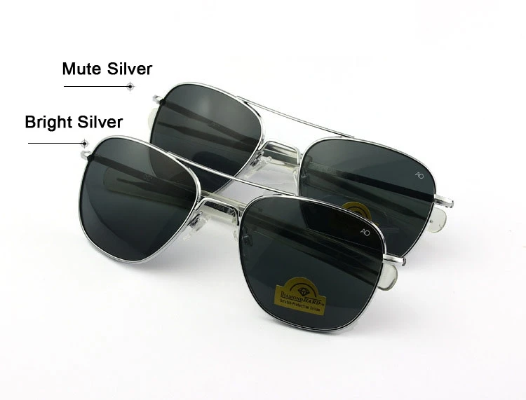 Lunettes de soleil polarisées pour hommes, de qualité supérieure, pour pilote militaire de l'armée américaine, marque de styliste, pour conduire, OP55 OP57