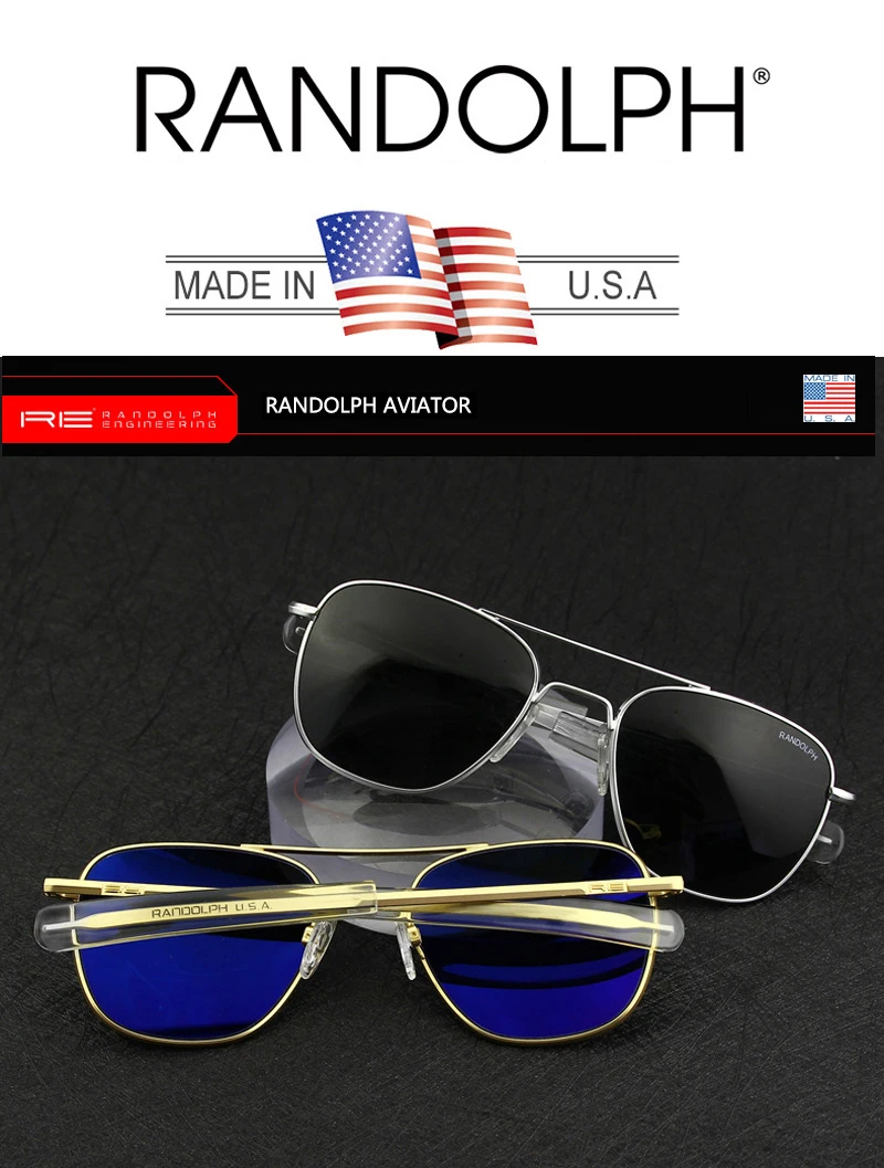 Lunettes de soleil pilote RE pour hommes, lunettes de soleil de qualité supérieure pour hommes, armée américaine, lentille en verre militaire, lentille AO Oculos