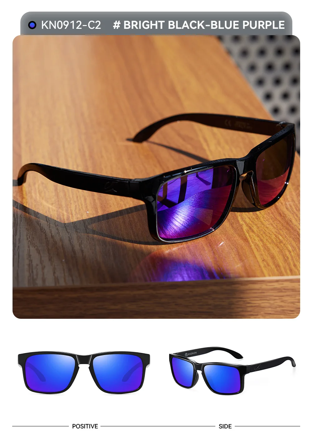 Agreenon-Lunettes de soleil carrées classiques pour hommes et femmes, lunettes de conduite HD, lunettes de soleil carrées colorées, lunettes de pêche polarisées en plein air, 2024