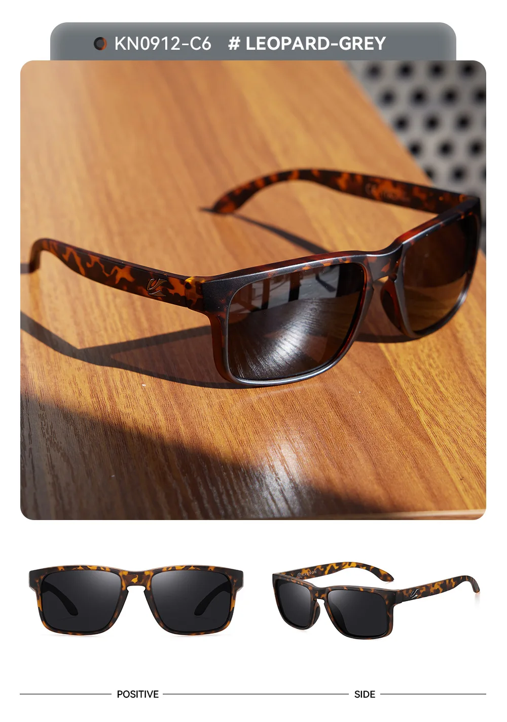 Agreenon-Lunettes de soleil carrées classiques pour hommes et femmes, lunettes de conduite HD, lunettes de soleil carrées colorées, lunettes de pêche polarisées en plein air, 2024