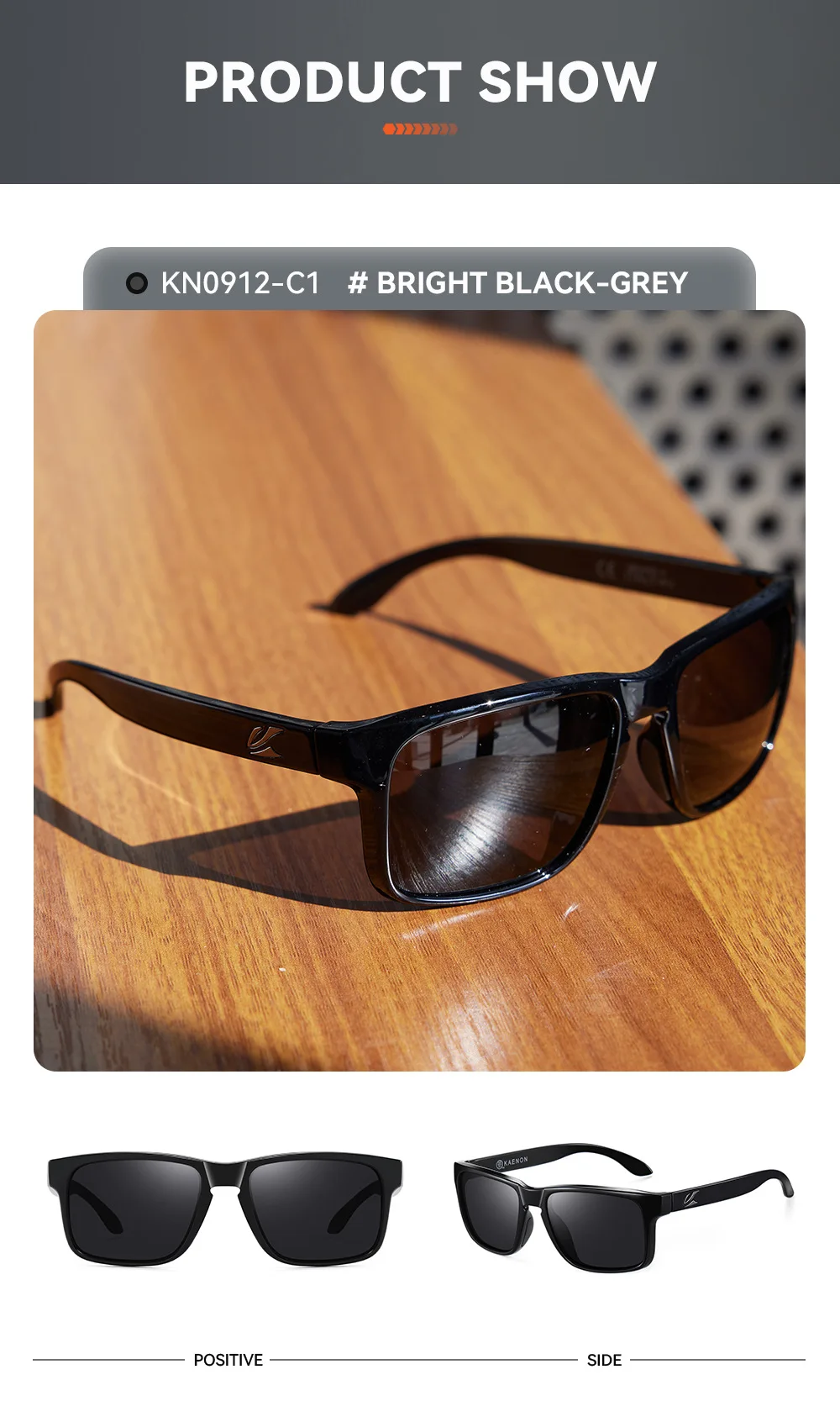 Agreenon-Lunettes de soleil carrées classiques pour hommes et femmes, lunettes de conduite HD, lunettes de soleil carrées colorées, lunettes de pêche polarisées en plein air, 2024