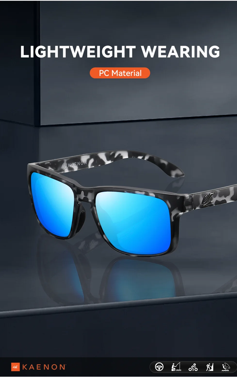Agreenon-Lunettes de soleil carrées classiques pour hommes et femmes, lunettes de conduite HD, lunettes de soleil carrées colorées, lunettes de pêche polarisées en plein air, 2024