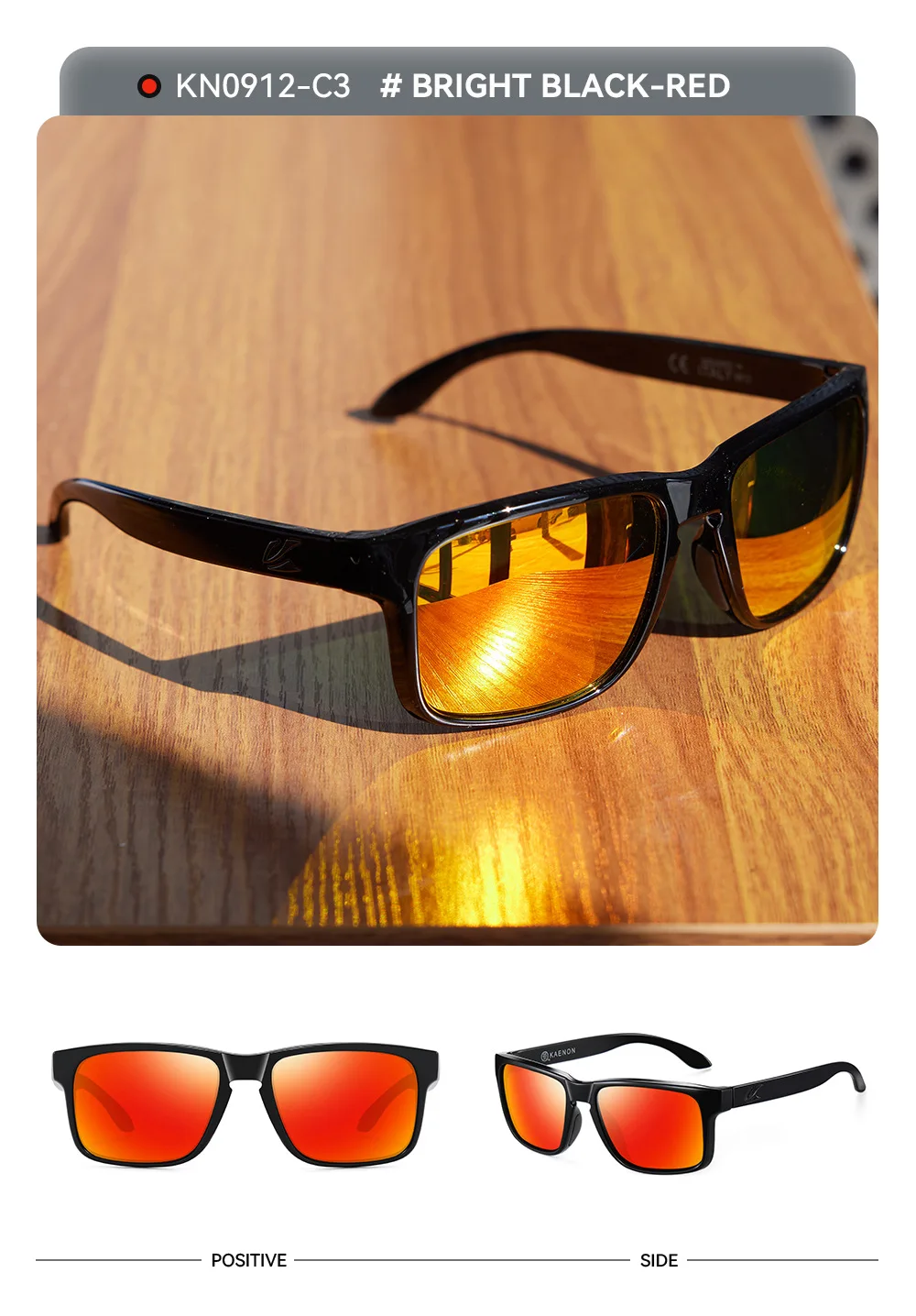Agreenon-Lunettes de soleil carrées classiques pour hommes et femmes, lunettes de conduite HD, lunettes de soleil carrées colorées, lunettes de pêche polarisées en plein air, 2024