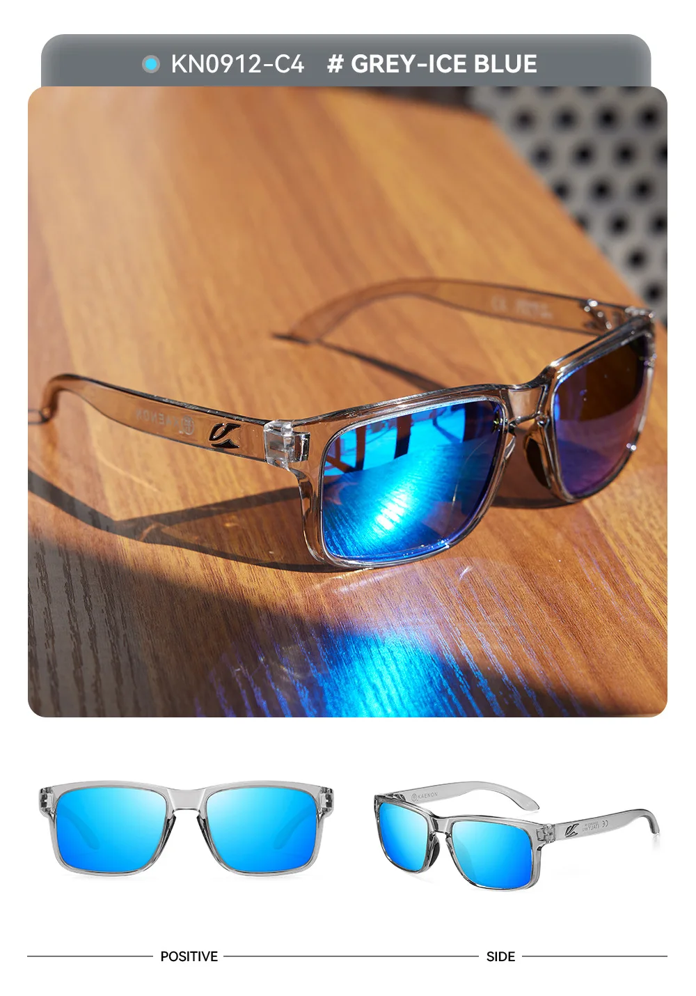 Agreenon-Lunettes de soleil carrées classiques pour hommes et femmes, lunettes de conduite HD, lunettes de soleil carrées colorées, lunettes de pêche polarisées en plein air, 2024
