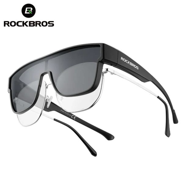 ROCKBROS-Lunettes de soleil polarisées UV400, pour la conduite, la pêche, la randonnée, le vélo – Image 2