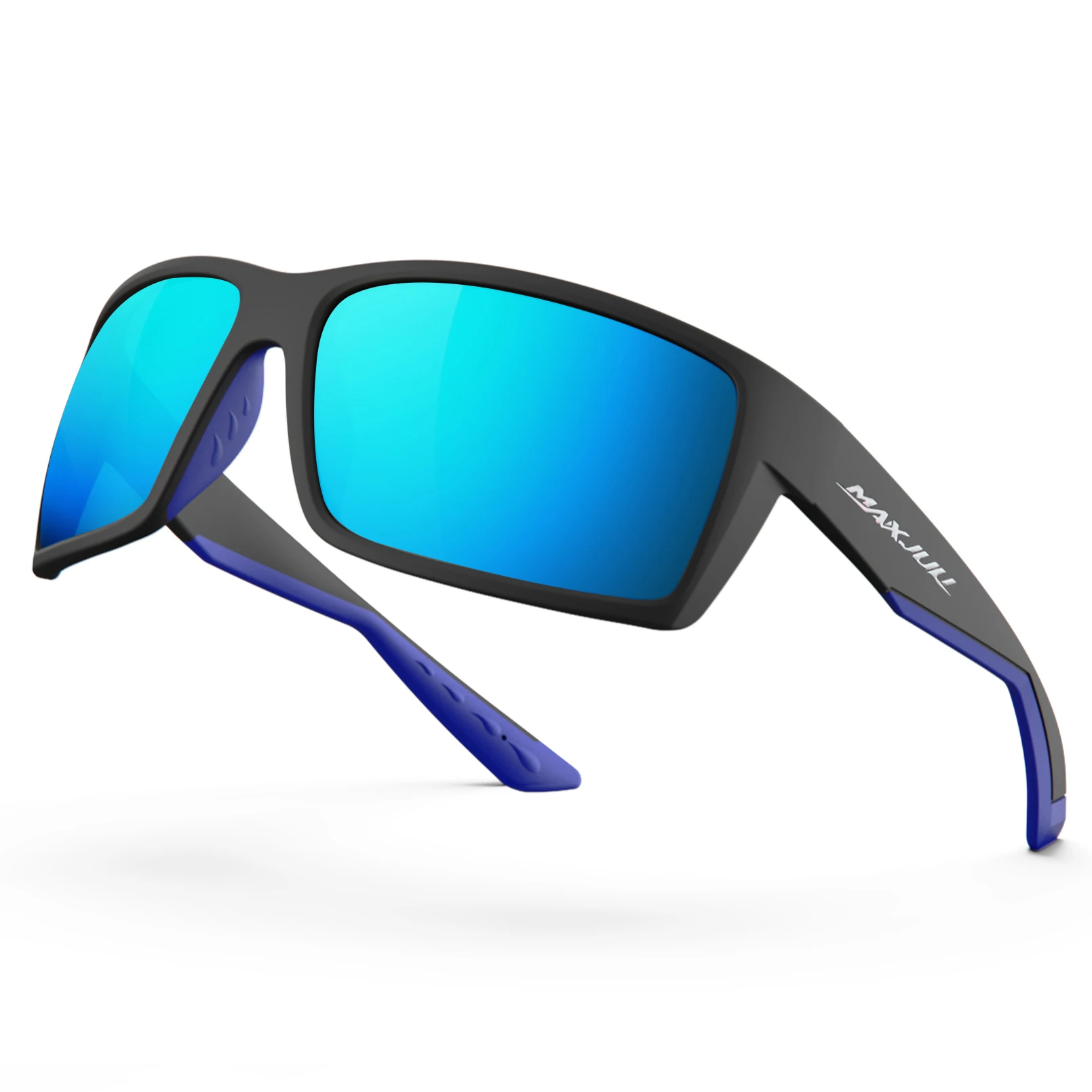 Jcorde I-Lunettes de soleil polarisées pour hommes, protection UV400, rectangulaires, pêche, conduite, cycline, 8122 Jcorde I-Lunettes de soleil polarisées pour hommes, protection UV400, rectangulaires, pêche, conduite, cycline, 8122
