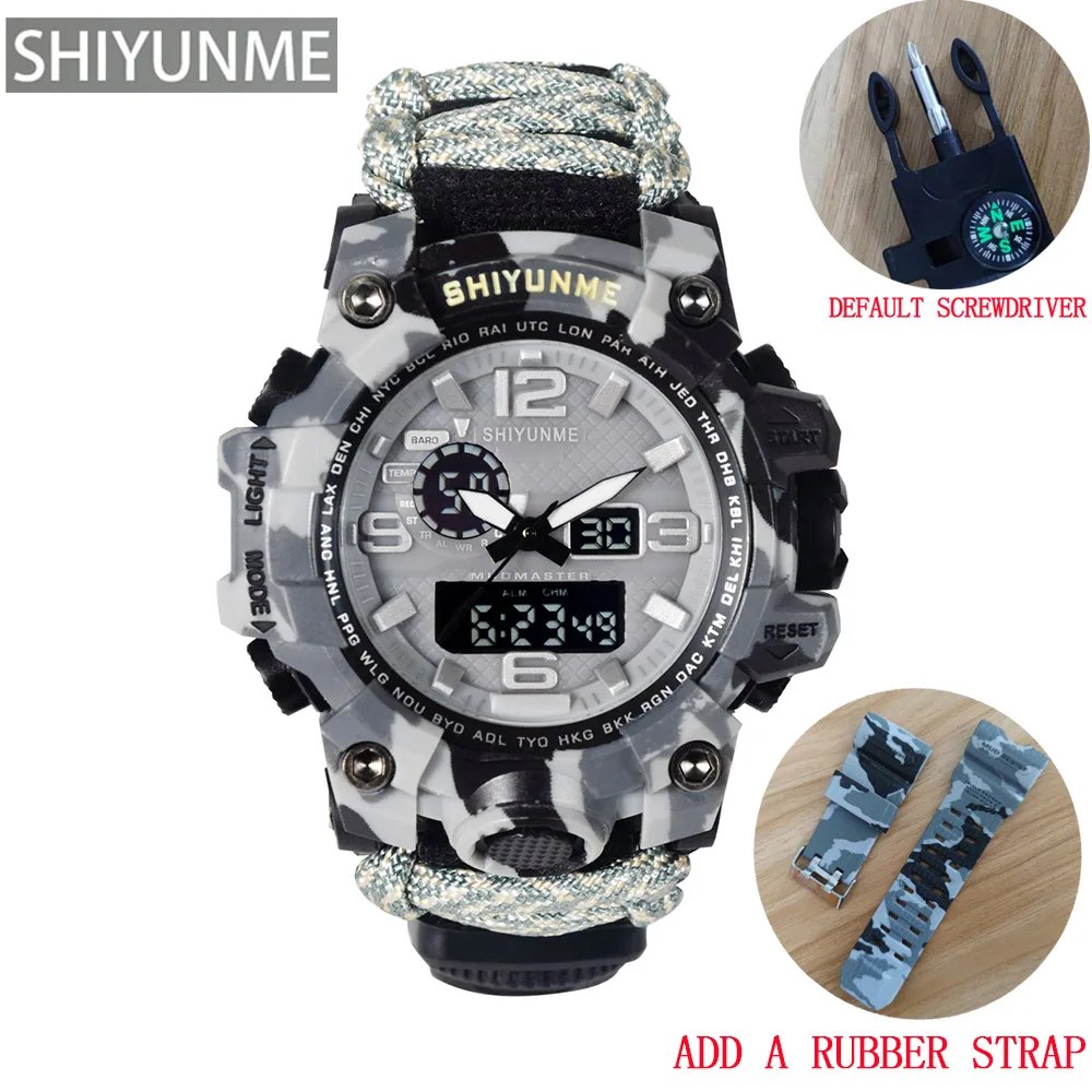 grey with strap