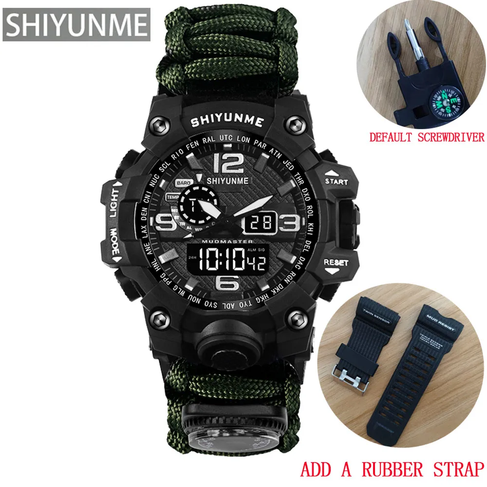 green with strap