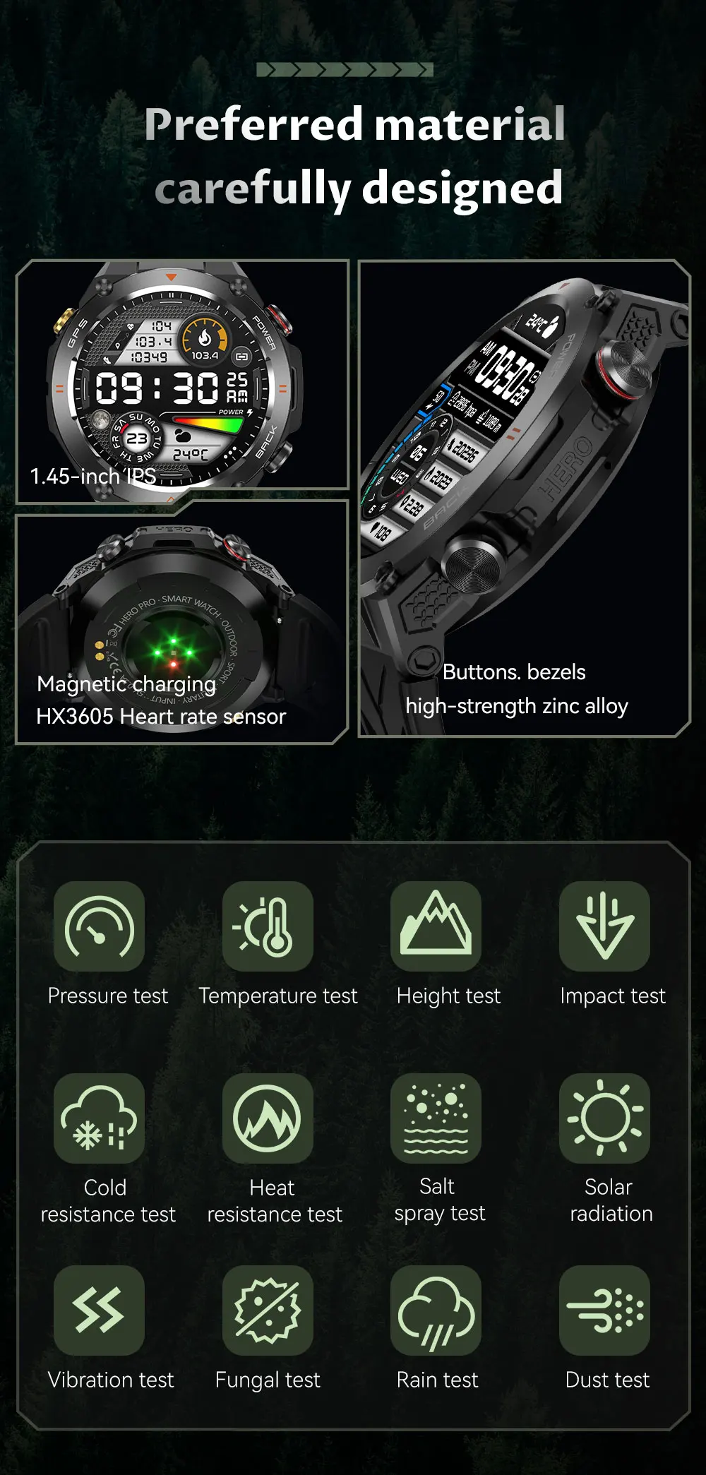 HUAWEI-Montre Connectée GPS pour l'Extérieur, Écran HD AMOLED 2024x412, Fréquence Cardiaque, Appel Bluetooth, Étanche IP68, Bracelet Intelligent pour Homme, Nouveauté 412