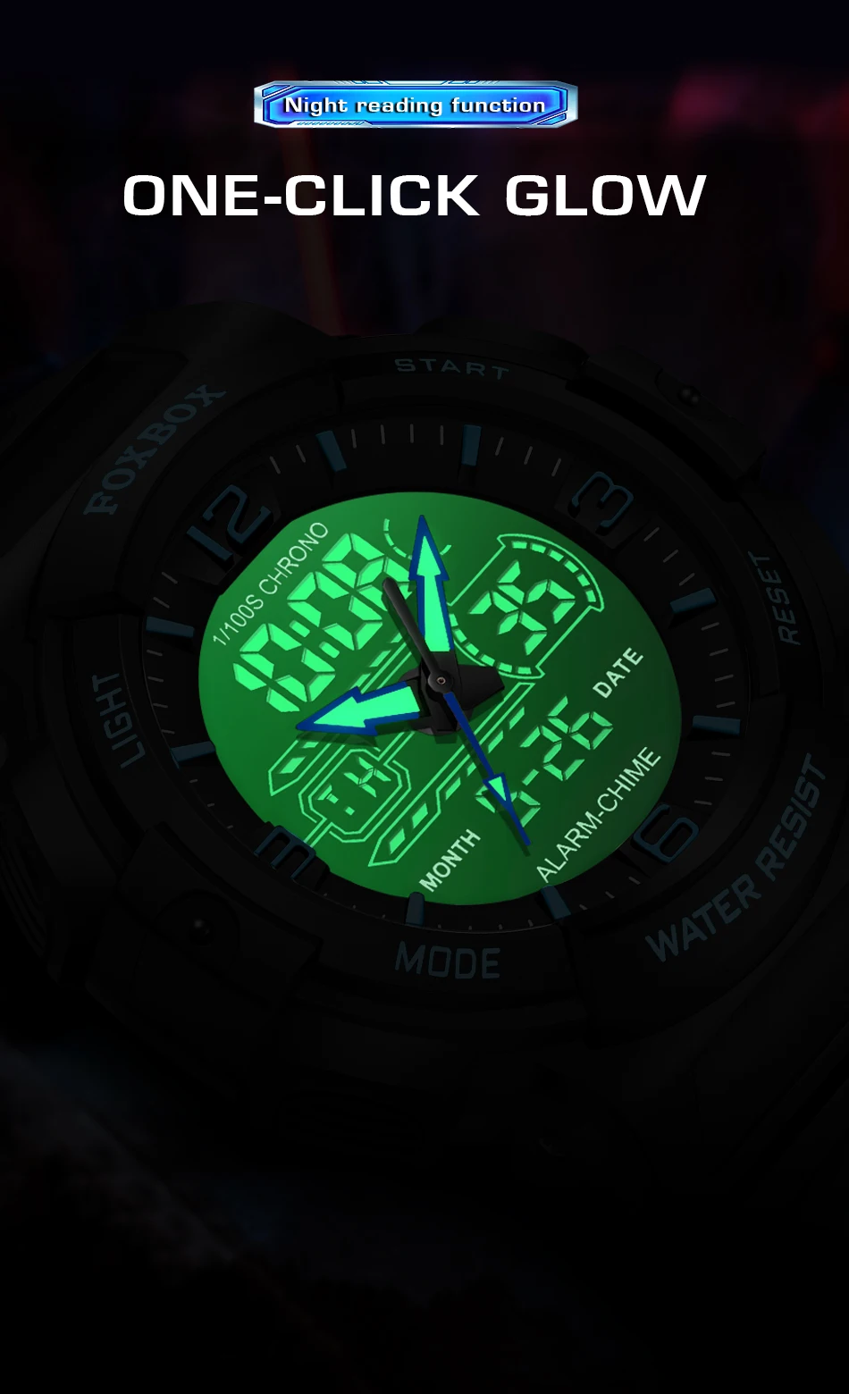 LIGE-Montre-bracelet à quartz étanche pour homme, 50m, horloge, alarme, écran LCD, tourisme, militaire, sport, montres pour homme, nouveau