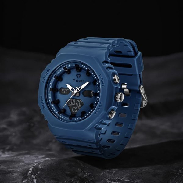 TOMI-Montre numérique pour homme, montre électronique extérieure multifonctionnelle, montre de sport étanche à 30m, montre d'exploration militaire pour étudiant – Image 2