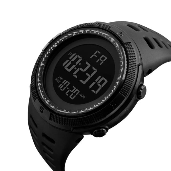 Montre de sport numérique étanche pour homme, chronomètre Shoe décontracté, alarme, montre de l'armée simple pour la course, l'escalade, la pêche – Image 5