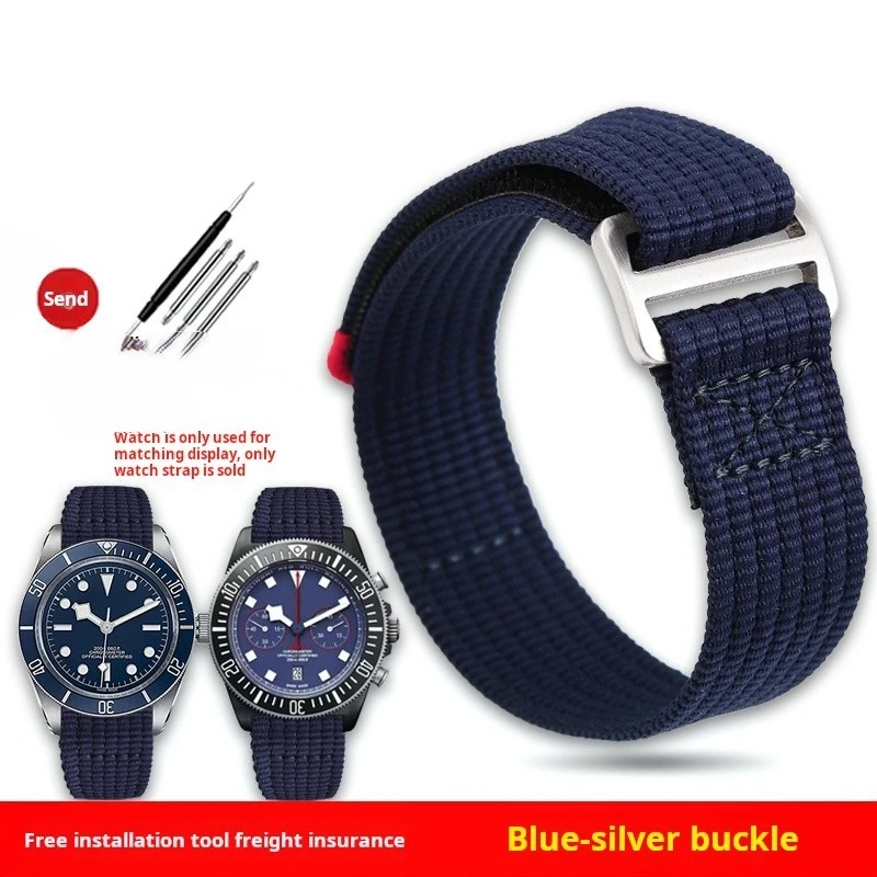 Blue-silver