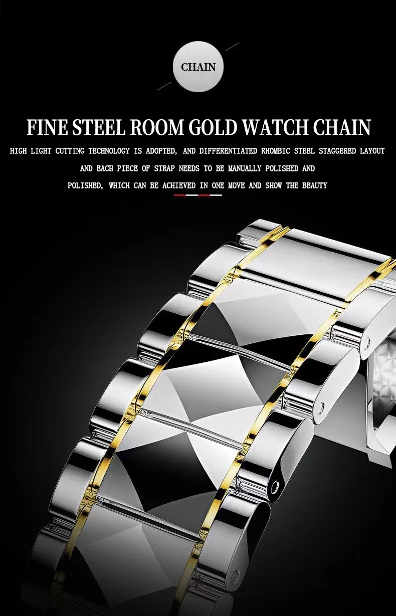 BINBOND-Montre de dehors Militaire pour Homme, Bracelet en Acier, Étanche, Shoous, Plusieurs Couleurs, Mode, Marque Internationale, B5552