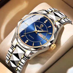 BINBOND-Montre de dehors Militaire pour Homme, Bracelet en Acier, Étanche, Shoous, Plusieurs Couleurs, Mode, Marque Internationale, B5552