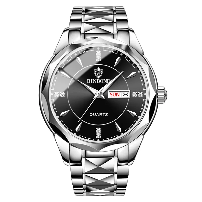 Steel Silver Black
