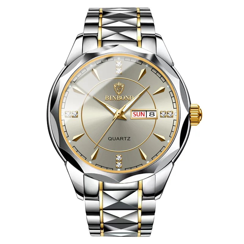 Steel gold gray