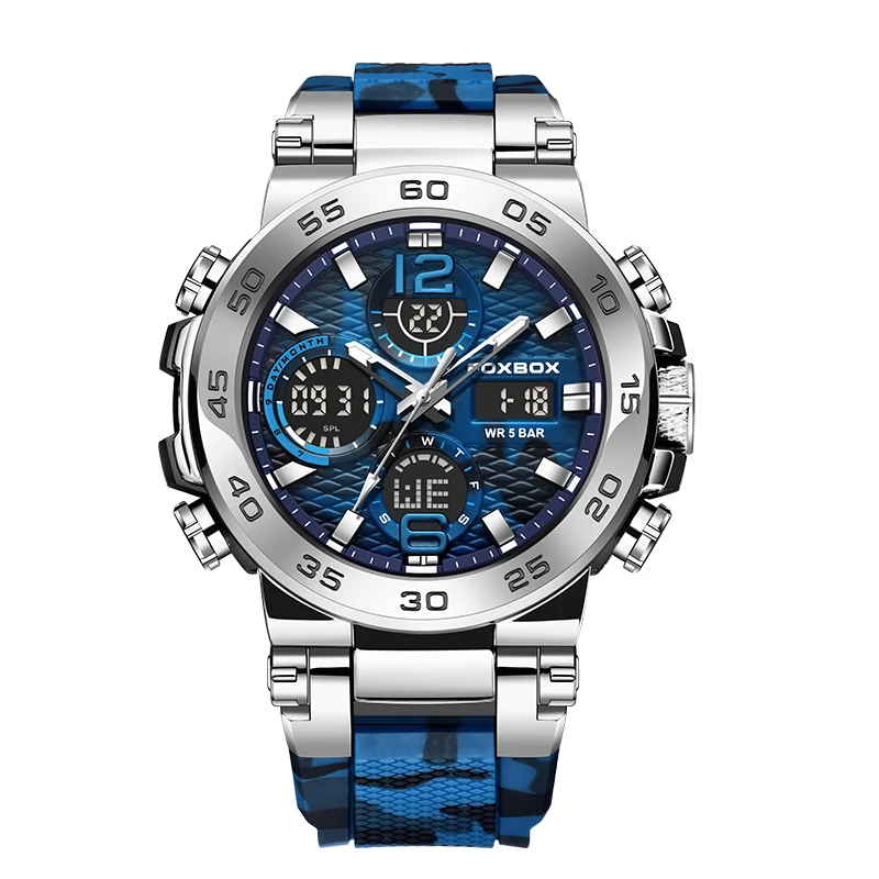Camouflage blue