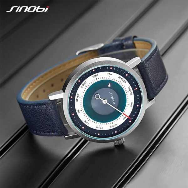 SINOBI-Montres de sport créatives pour hommes, montres-bracelets à quartz étanches, horloge masculine, militaire Shoous, décontracté, mode chaude, livraison directe – Image 3